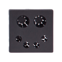 Simon Connect Pokrywa K45 wpustu kabla bezpośrednia czarny K20/14