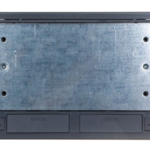 Simon Connect Puszka SF podłogowa sześciokrotna 12xK45 + 2x SM302/9 szara SF610/1