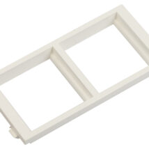 Simon Connect Ramka CIMA podwójna 2xK45 pionowa czysta biel S62/9