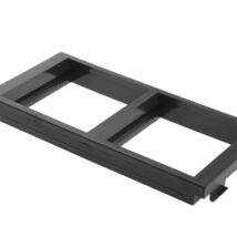 Simon Connect Ramka CIMA podwójna 2xK45 pionowa szary grafit S62/14