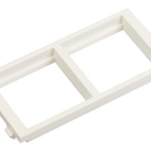 Simon Connect Ramka CIMA podwójna 2xK45 pozioma czysta biel S66/9