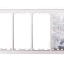 Simon Connect Ramka poczwórna 8xK45 uniwersalna czysta biel SM402/9