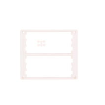 Simon Connect Ramka podwójna 4xK45 uniwersalna czysta biel SM202/9