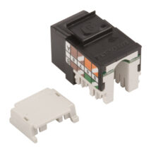 Simon Connect Wkład gniazda komputerowego pojedynczy RJ45 kat.6 nieekranowany czarny CJ645U UTP