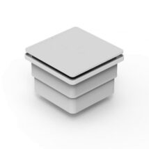 Skrzynka kontrolna do elewacji 140x140x100mm MAX szara 68.2/SZARA PL /96801208/