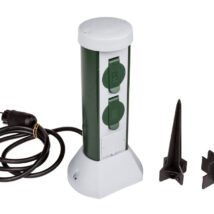 Słupek ogrodowy 2x2P+Z 16A IP44 /przewód OWY 3×1 2mb/ 077768200021