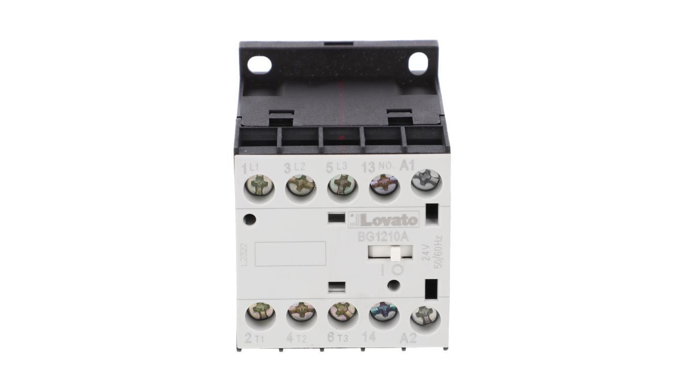 Stycznik mocy 3P 12A 5,7kW przy 400VAC AC3, cewka 24VAC 50/60Hz,1Z 0R 11BG1210A024