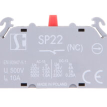 Styk pomocniczy 1R montaż czołowy SP2201-1