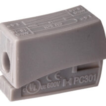 Szybkozłączka 1×0,5-2,5mm2 jasnoszary PC301-CL 89006002 /100szt./