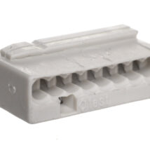 Szybkozłączka MIKRO 8x 0,6-0,8mm2 jasnoszara 243-308 /opak.50szt./