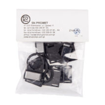 Szyld opisowy na przycisk 22mm czarny W0-TI-22 (10szt.)