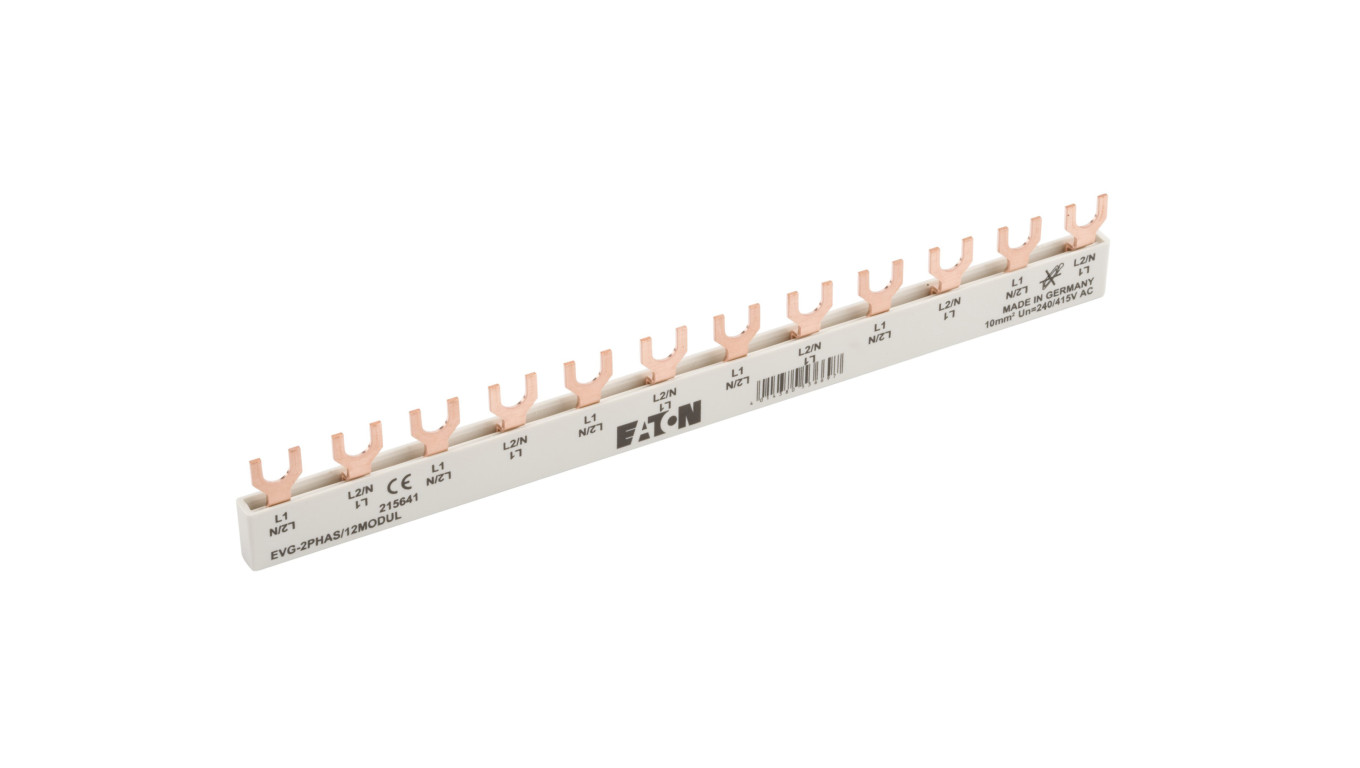 Szyna łączeniowa 2P 80A 16mm2 widełkowa Z-GV-16/1P+N-2TE 271063