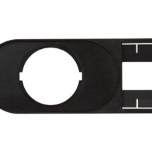 Tabliczka opisowa 75x30mm czarna prostokatna M22S-STDD-X 216394 /10szt./