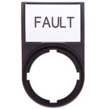 Tabliczka opisowa FAULT 50x30mm czarna prostokątna M22S-ST-GB8 216498