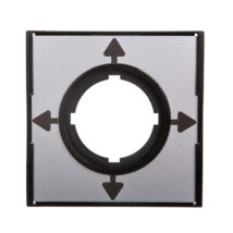 Tabliczka opisowa aluminium kwadratowa STRZAŁKI GÓRA/DÓŁ – LEWO/PRAWO M22-XCK1 279434