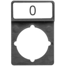 Tabliczka opisowa czarna prostokątna bez nadruku ST22-1901 P01