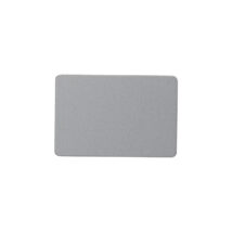 Tabliczka opisowa srebrna prostokątna 18x27mm bez nadruku M22-XST 216480 /25szt./