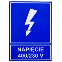 Tabliczka /znak informacyjny/ TZI 52x74S /NAPIĘCIE 400/230V/ E04TZ-01041111100 /10szt./