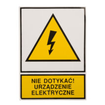 Tabliczka /znak ostrzegawczy/ TZO 105X148S /N.D.U.E./ E04TZ-01011130100 /10szt./