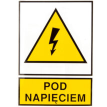 Tabliczka /znak ostrzegawczy/ TZO 148X210S PODNAP. E04TZ-01011140800 /10szt./