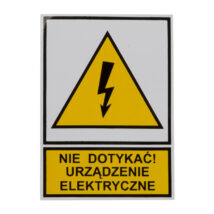 Tabliczka /znak ostrzegawczy/ TZO 52X74S /N.D.U.E./ E04TZ-01011110100 /10szt./