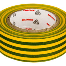 Taśma izolacyjna PVC, 128 0.15-19-10 żółto-zielona, 145808