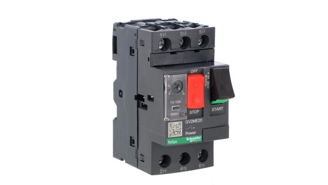 TeSys Deca Wyłącznik silnikowy 3P 7,5kW 13-18A GV2ME20