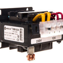 Transformator 1-fazowy bezpieczeństwa TMM 63/A 230/ 12V 4,0A, Ta 40, 16212-9968