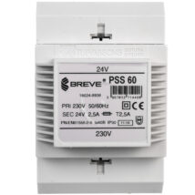 Transformator 1-fazowy modułowy bezpieczeństwa PSS 60 230/ 24V 2,5A, na szynę DIN, IP30, Ta 40, 16024-9938