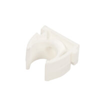 Uchwyt otwarty do rur gładkich U 16 biały 68035 /100szt./