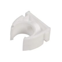 Uchwyt otwarty do rur gładkich U 18 biały 68036 /100szt./