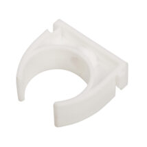 Uchwyt otwarty do rur gładkich U 28 biały 68040 /100szt./