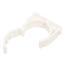 Uchwyt zamknięty do rur 37mm biały UZE-37 /50szt./