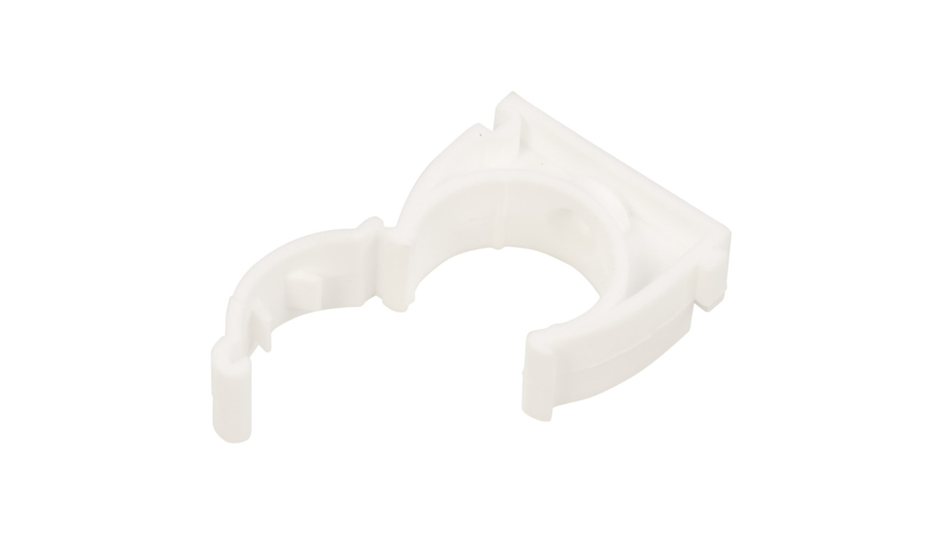 Uchwyt zamknięty do rur gładkich UZ 28 biały 68046 /100szt./