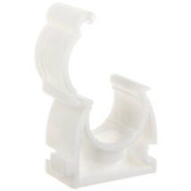 Uchwyt zamykany bezhalogenowy do rur gładkich UZHF 16 biały 68330 /100szt./