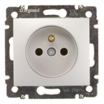 VALENA Gniazdo pojedyncze z/u 16A IP20 aluminium 770196