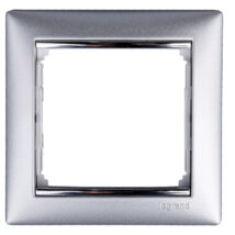 VALENA Ramka pojedyncza aluminium 770351