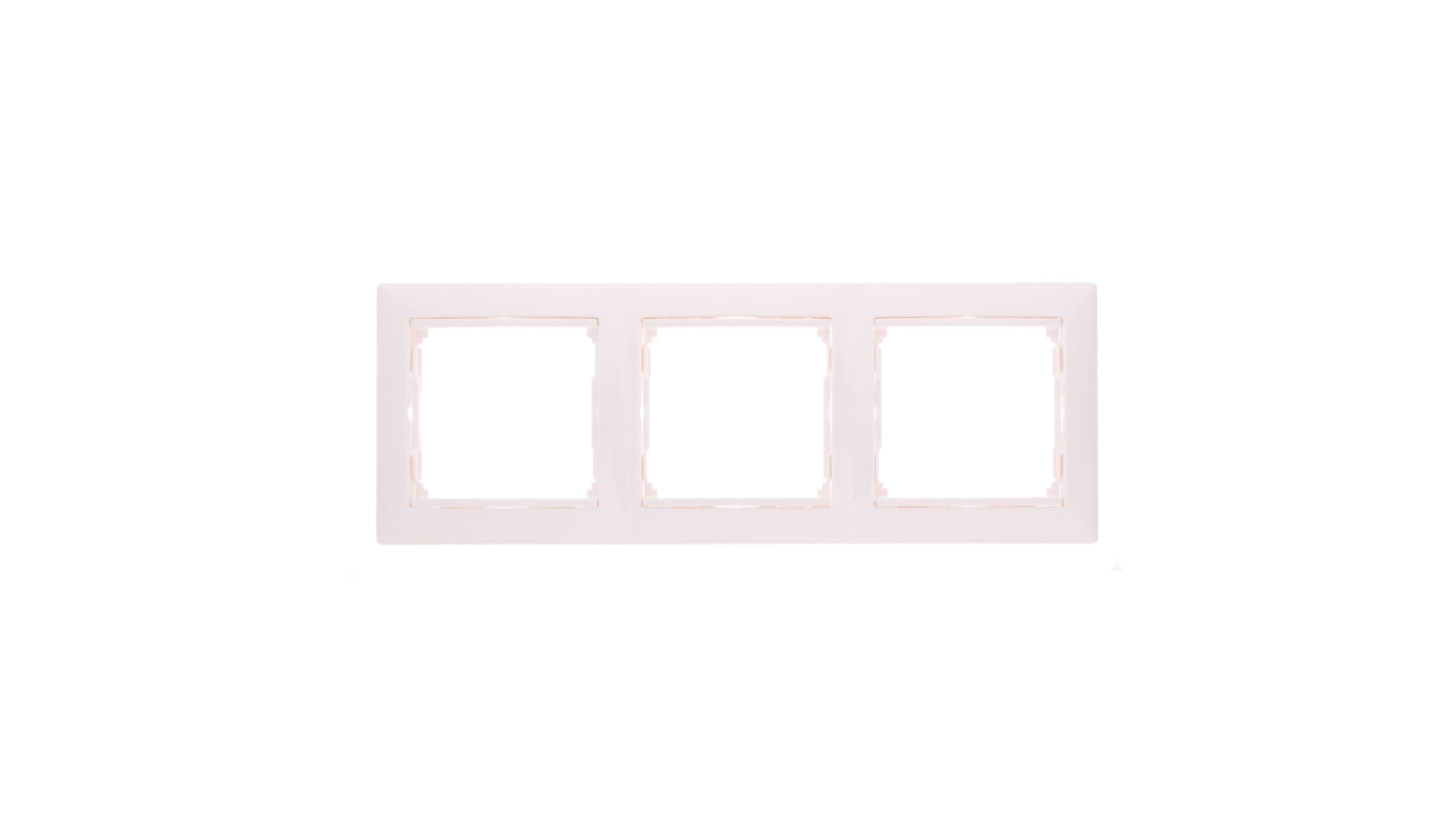 VALENA Ramka potrójna pozioma kremowa 774353