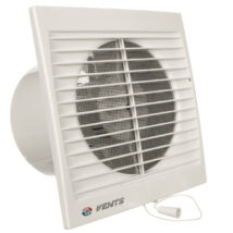 Wentylator domowy fi 125 230V 16W 180m3/h 35dB ścienny z wyłącznikiem sznurkowym (STYL WP) 125SV