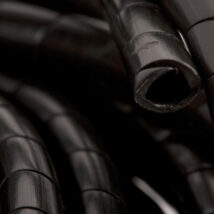 Wężyk ochronny spiralny WSN 6/S czarny E01WS-01010200200 /10m/