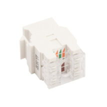 Wkład gniazda komputerowego pojedynczy RJ45 kat.6 nieekranowany MOLEX biały MRJ456