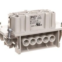 Wkład złącza 10P+PE żeński 16A 500V EPIC H-BE 10 BS 10193000