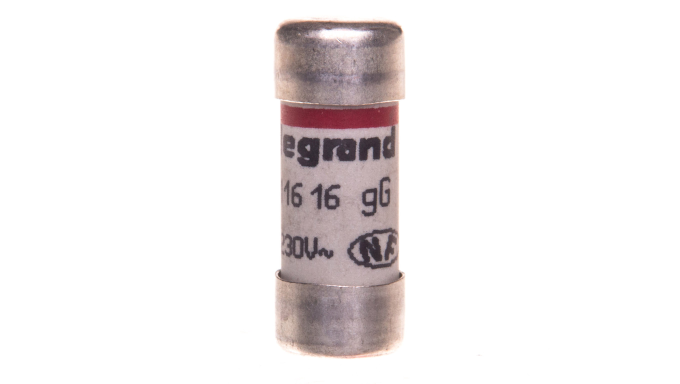 Wkładka bezpiecznikowa cylindryczna 10,3x25,8mm 16A 230V 011616