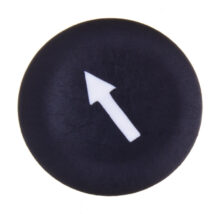 Wkładka do przycisku 22mm płaska czarna do ZB5-AA0 STRZALKA ZBA335