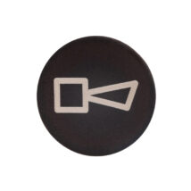 Wkładka przycisku 22mm płaska czarna z symbolem BUCZEK M22-XD-S-X17 218183