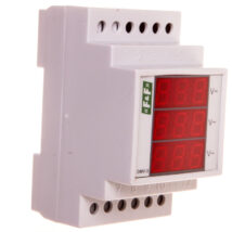Woltomierz 3-fazowy cyfrowy modułowy 100-300V AC dokładność 1 DMV-3RMS