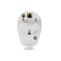 Wtyczka kątowa z wyłącznikiem i diodą 10/16A 2P+Z IP20 biała 9002216