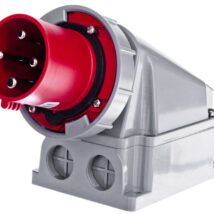 Wtyczka odbiornikowa 63A 4P 400V czerwona IP67 POWER TWIST 534-6