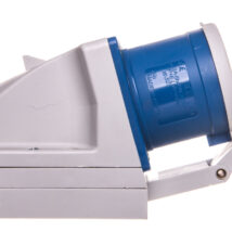 Wtyczka odbiornikowa z klapką 32A 3P 230V niebieska IP44 523-6d