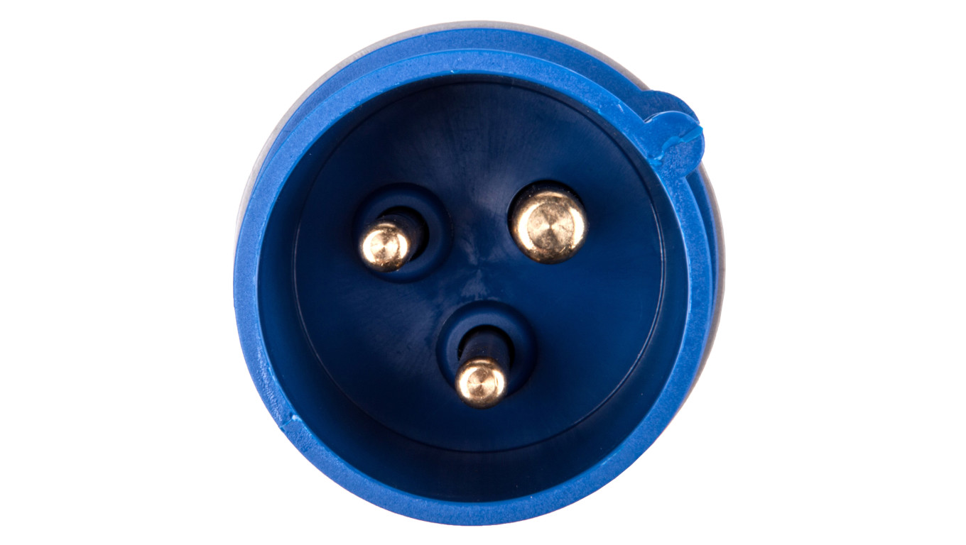 Wtyczka przenośna 16A 3P 230V niebieska IP44 TURBO SHARK 013-6TT